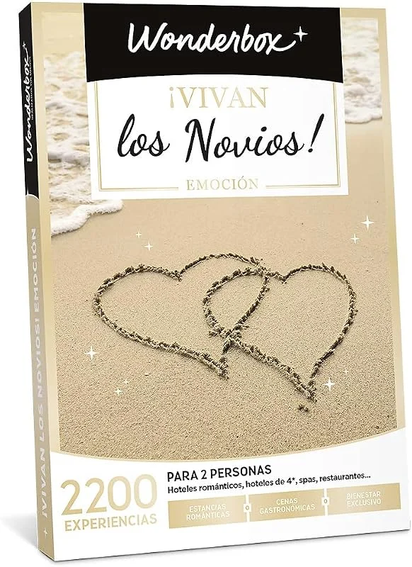 Visita la tienda de WONDERBOX Wonderbox - Caja regalo - Vivan Los Novios Emocion — Envoltorio regalo