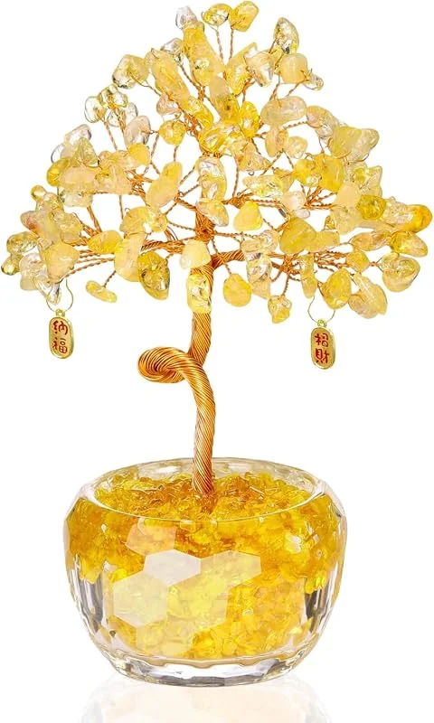 Visita la tienda de VLYX Árbol de la Vida de Cuarzo Rosa Hecho a Mano para Escritorio, Hogar, Decoración de Oficina, Regalo para Mujeres, Mamá — Decoracion Navidad