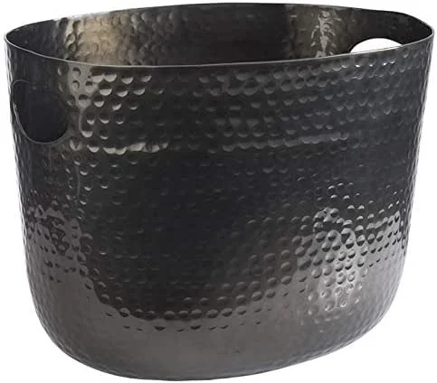 Visita la tienda de Buddy´s Bar Buddy's Bar - Enfriador de botellas, cubitera de 7 litros, bebidas y vino enfriadas, champán de aluminio, 30 x 23, 5 cm, 23 cm, negro martillado — Vino y mesa festiva