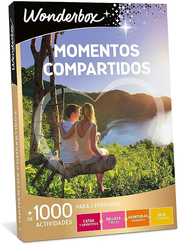Visita la tienda de WONDERBOX WONDERBOX Caja Regalo -Momentos COMPARTIDOS- 1.100 Actividades para Dos Personas — Envoltorio regalo