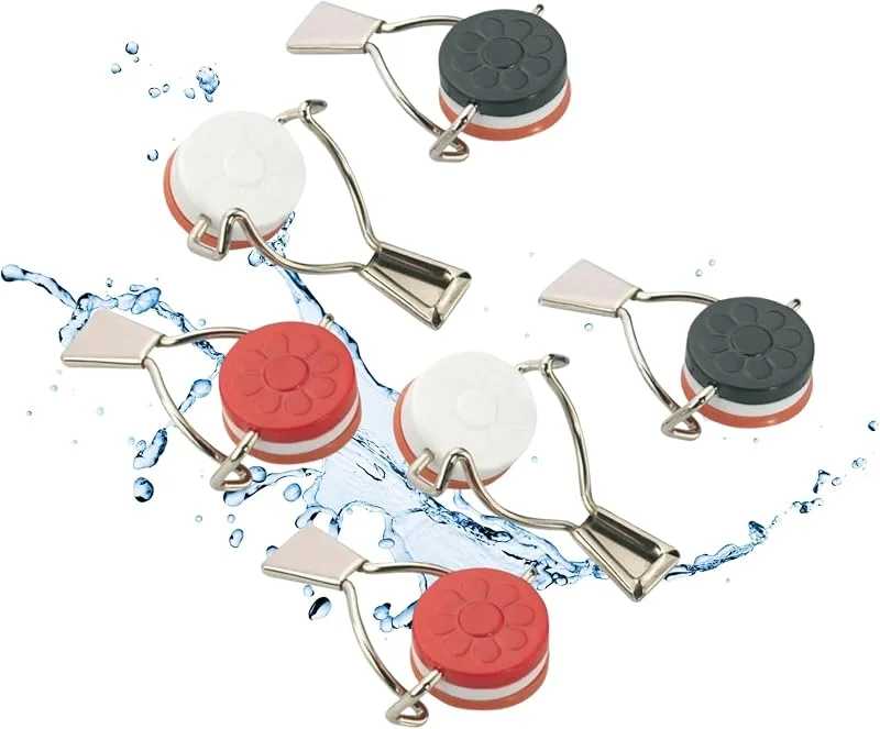 Visita la tienda de Westmark Westmark Juego de Tapones de Palanca para Botellas, 6 Piezas, con Junta de Silicona, Acero, Rojo, Blanco, Negro, 444022E3 — Vino y mesa festiva