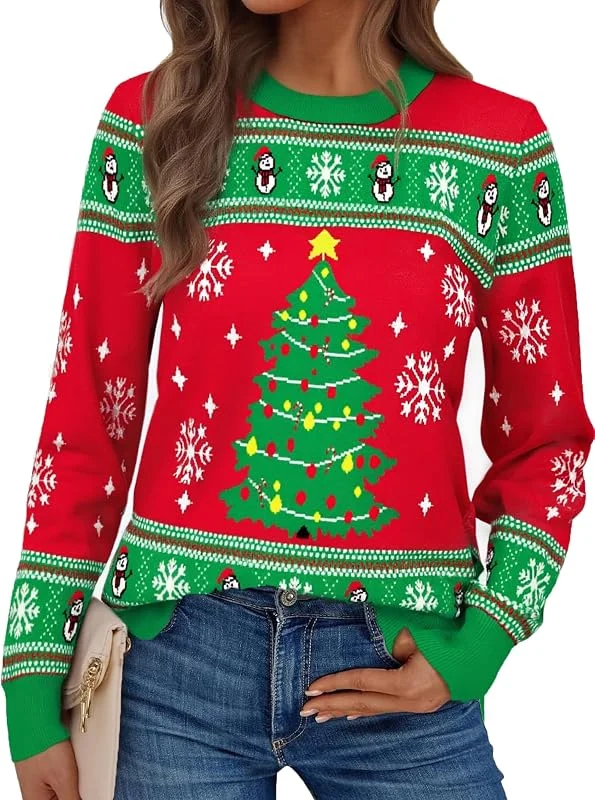 Visita la tienda de Jezonga Jersey Navidad Mujer Invierno — Ropa Navidad