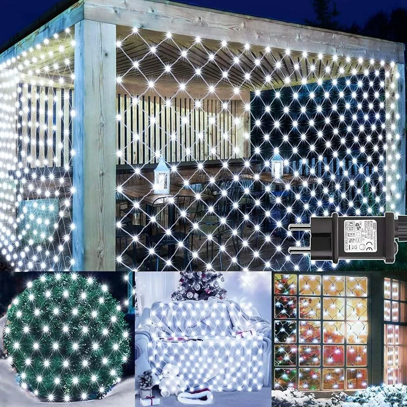 Visita la tienda de yowin yowin 2 Piezas Red de Luces Navidad Exterior 200 LED 3x2m Malla con Enchufe