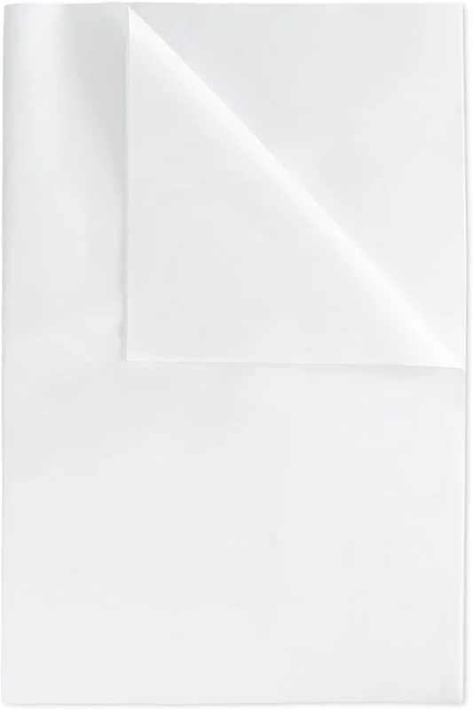 JSMTKJ 100 hojas de papel de seda blanco, 50 x 70 cm papel de seda para envolver — Envoltorio regalo