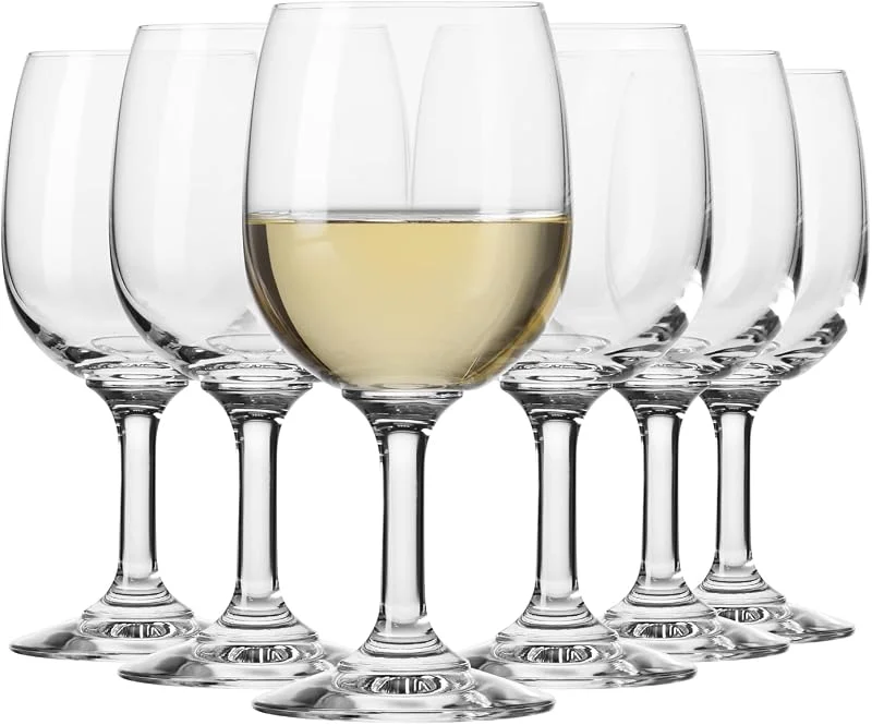 Visita la tienda de Krosno Krosno Copas de Vino, Juego de 6, 170 ml, Colección Servo Line — Vino y mesa festiva