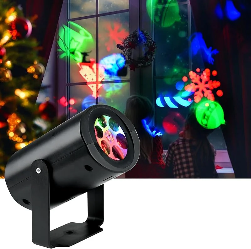 TSLBW Proyector de luces de Navidad con 36 patrones de movimiento, luces LED de proyector de copo de nieve para interiores y exteriores, fiesta de cumpleaños, boda, jardín, patio, decoración de Navidad — Luces Navidad