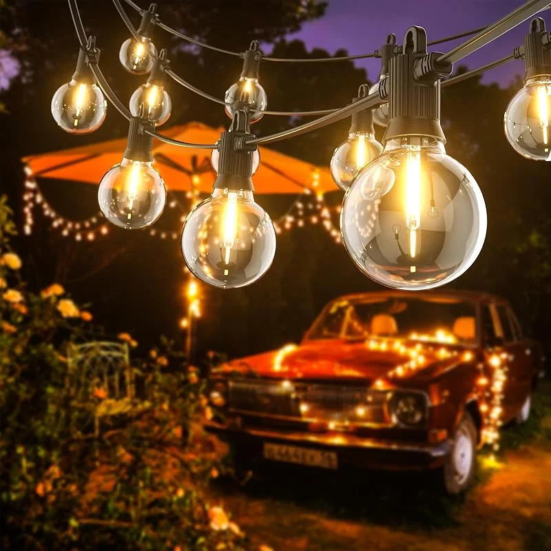Visita la tienda de Kawaya Kawaya 30M Guirnalda Luces Exterior 50+2 Bombillas LED Irrompibles IP65 — Luces Navidad
