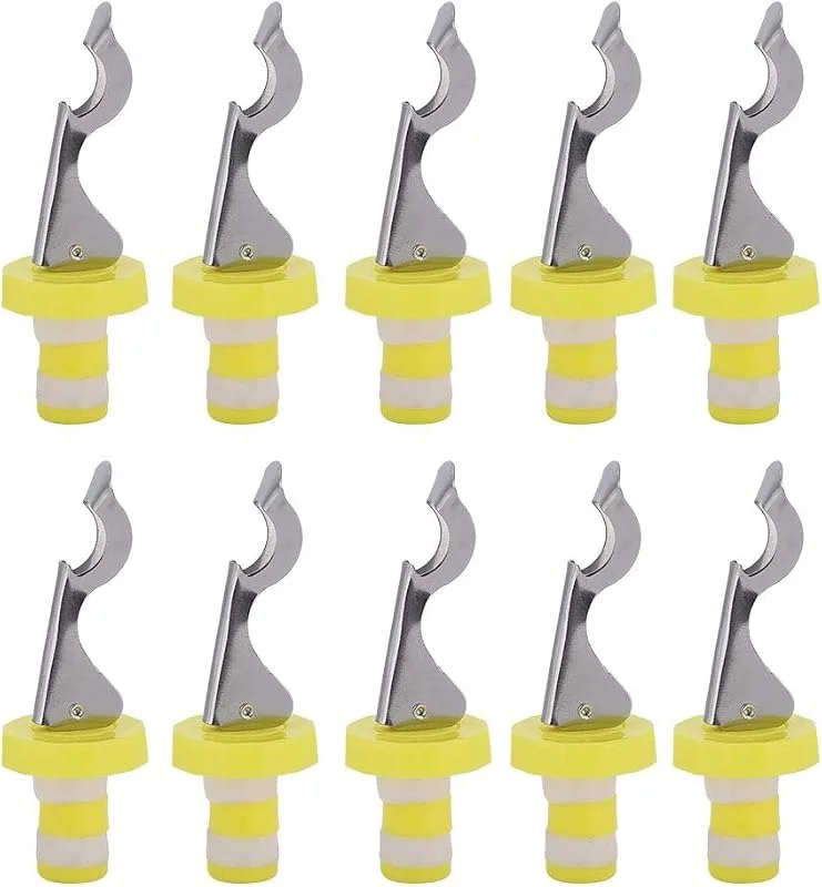 Visita la tienda de Tyenaza Tyenaza Tapón De Vino, 10PCS Prensa Manual Universal Tapón De Botella De Vino Tapón Sellado Al Vacío Sellador De Vino Bar Accesorios De Cocina — Vino y mesa festiva