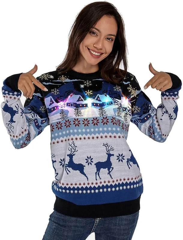 U LOOK UGLY TODAY Long Sleeve Jumper - Suéter pulóver Mujer — Ropa Navidad