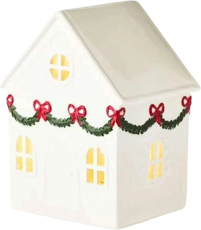 Genérico Casas Navideñas Iluminadas Figuras de Mesa Iluminadas y Centros de Mesa — Decoracion Navidad