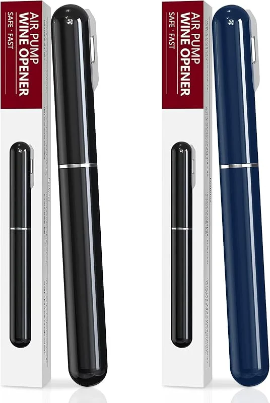 Zssxysm 2 Piezas Sacacorchos de Aire a Presión, Abrebotellas Profesional, Abridor Comprimido, Amantes Del Vino Regalo Set — Vino y mesa festiva