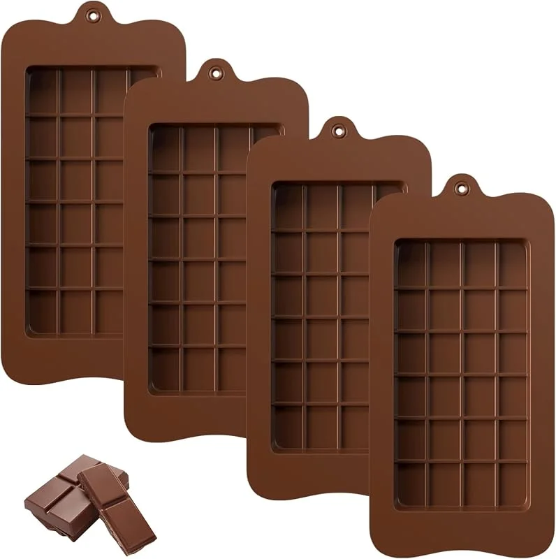 Maxentico Molde de Chocolate Rectangular - Silicona Antiadherente para Manualidades — Hogar y cocina