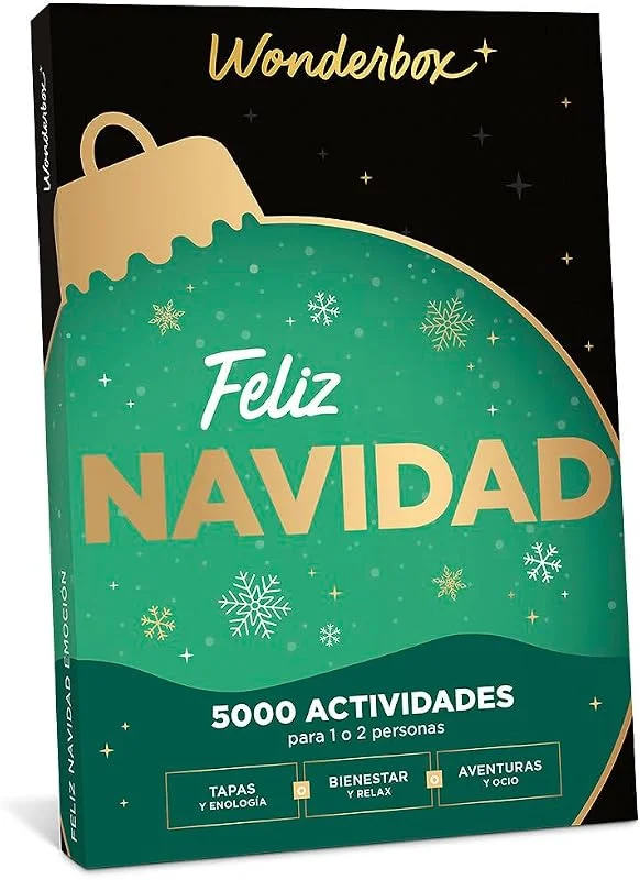 Visita la tienda de WONDERBOX WONDERBOX - Caja Regalo Feliz Navidad Emoción - Todos Regalan Artículos En Navidad, No Ser Banal. Esta Es La Solución Como Ideas Regalo Original Hombre, Ideas Pack Regalo Mujer Y Navidad Regalos. — Envoltorio regalo