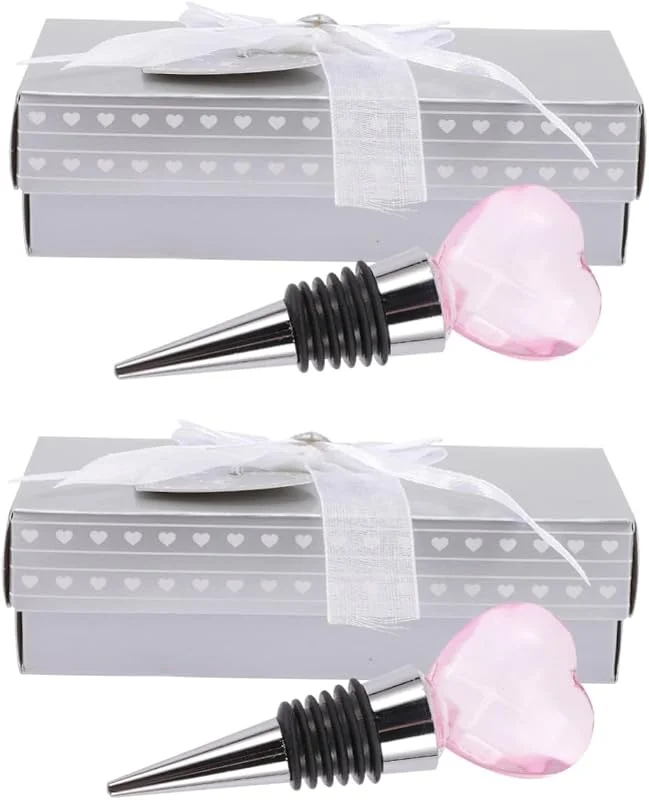 Visita la tienda de ABOOFAN ABOOFAN 2 Uds Tapón De Vino De Cristal En Forma De Corazón Tapones De Botellas De Vino Tapón De Vino Vacío Tapón De Vino De Corazón Tapones De Vino Tapones De Vino Vacío para — Vino y mesa festiva