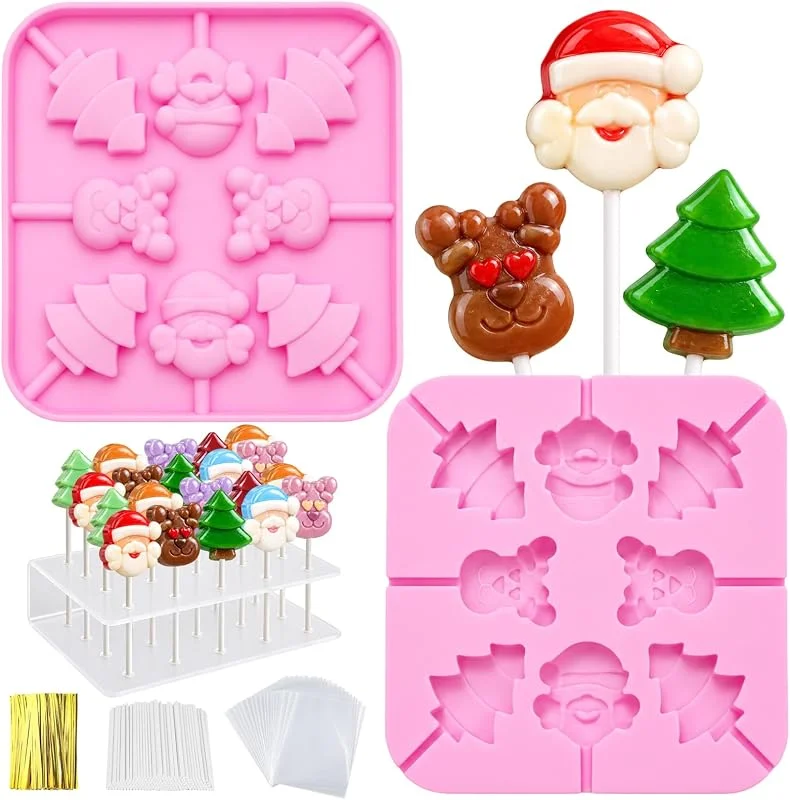 MAIGIEE Molde de silicona para chocolate de Navidad, 303 unidades — Hogar y cocina