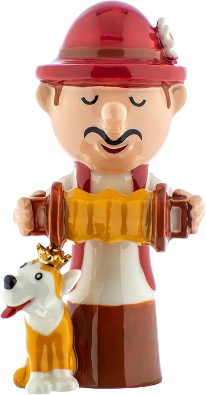 Alessi Elisabetto AGJ01 9 - Estatuador de Design de Elisabetto para Cunas de Design, Hecha de Porcelana y Decorada a Mano, Multicolor — Decoracion Navidad