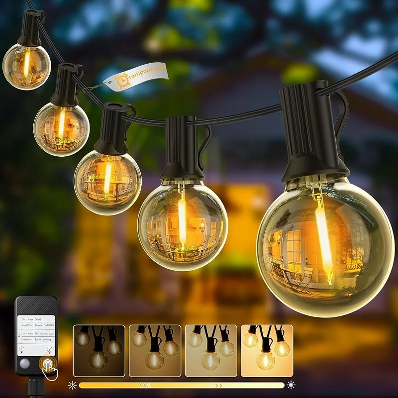 Visita la tienda de Yuusei Yuusei Guirnalda Luces Exterior, Luces LED 7, 6M con Regulador de Intensidad — Luces Navidad