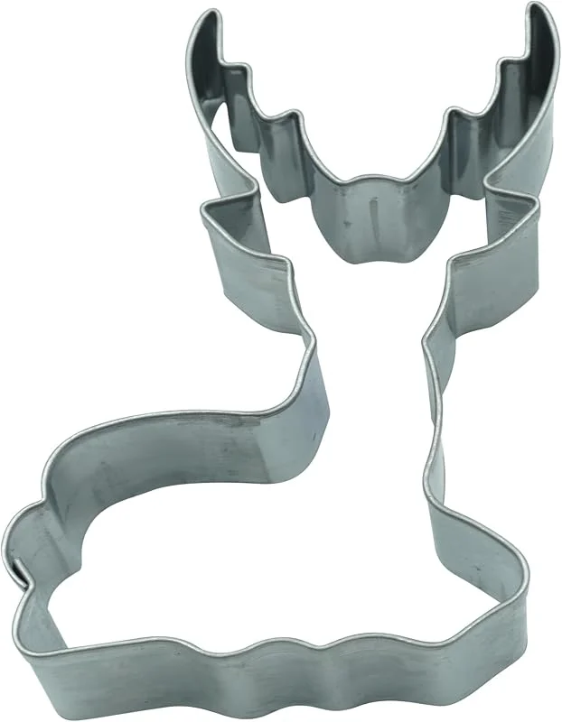 BekkiB - Cortador de galletas "Ciervo" - Cortador de galletas aprox. 7 x 5 cm - Molde de acero inoxidable apto para lavavajillas - Para hornear galletas - 2279 — Hogar y cocina