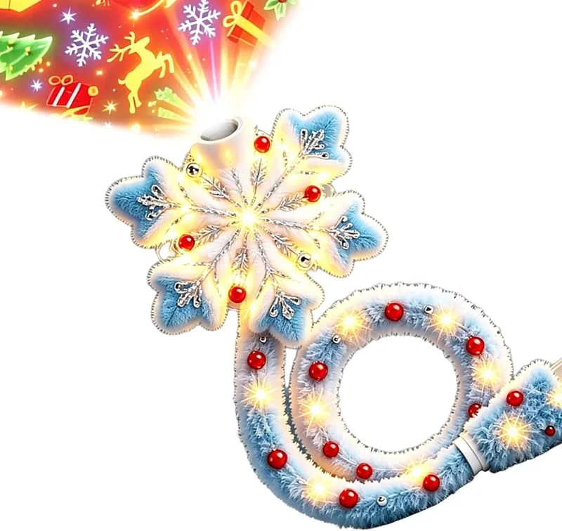 Genérico Proyector De Techo Con Diseño De Copo De Nieve Para Navidad — Luces Navidad