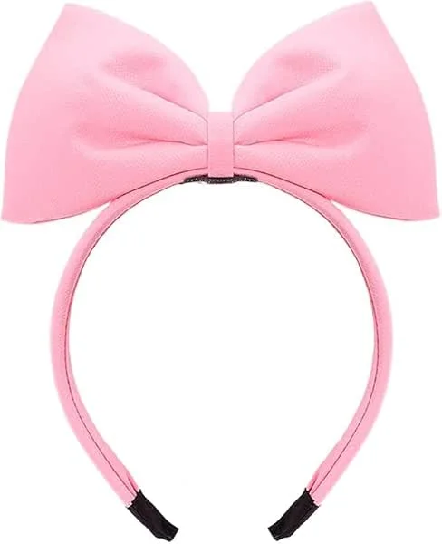 Clockjuan 1 diadema rosa con lazo de Halloween, diadema para el pelo, diadema para mujer, Navidad, cumpleaños, fiesta, accesorios, fácil de llevar, sombreros y gorras — Ropa Navidad