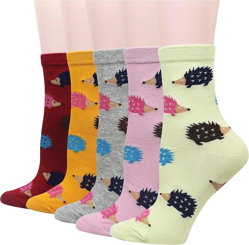 Cansok Calcetines de mujer la novedad de algodón de la tripulación — Ropa Navidad