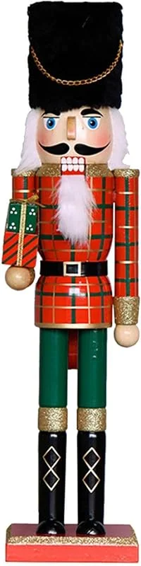 Genérico Figuras de Cascanueces de Madera Festivo de Pie de 50 cm — Decoracion Navidad