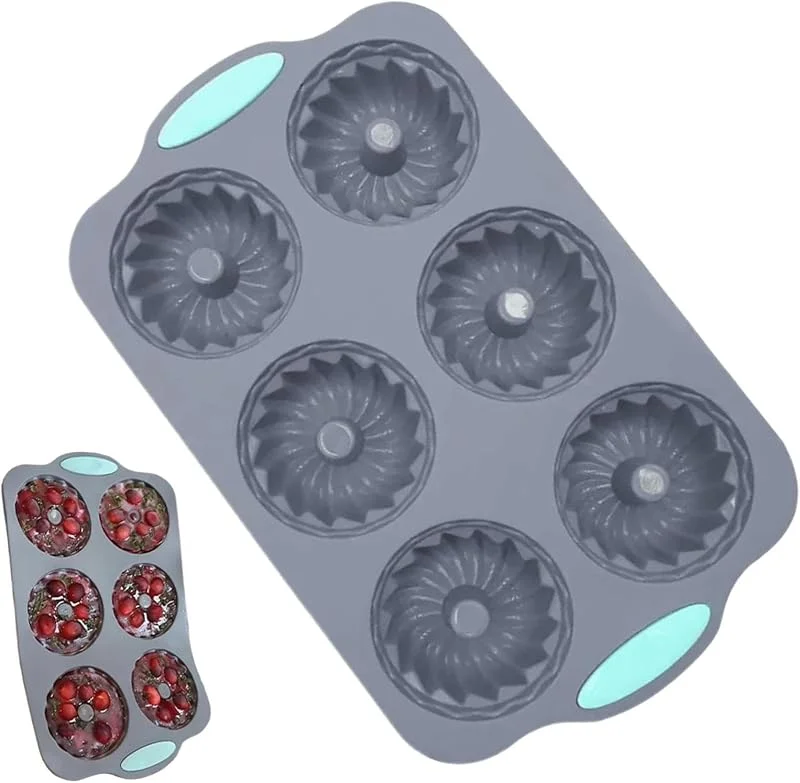 Jvjggag Moldes de silicona de Navidad Molde de silicona flexible y antiadherente de — Hogar y cocina