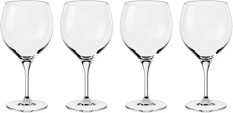 Villeroy & Boch – Maxima copas de vino tinto, set de copas, 4 copas para vino tinto, Aperol Spritz y cócteles, set de copas de Borgoña 4 piezas, copa de vino tinto, vidrio de cristal — Vino y mesa festiva
