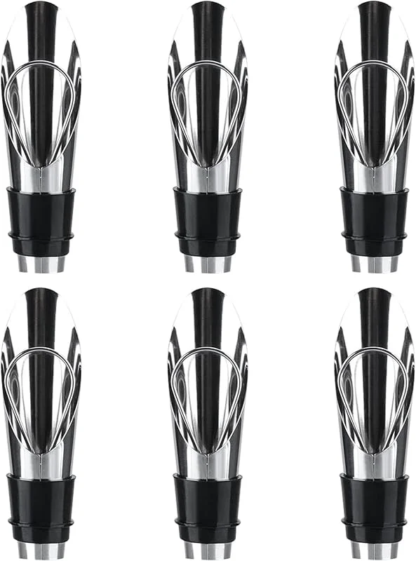 JCUGSBS 6 Pcs Tapon Cava Champagne Tapon Botella Cava Tapon Hermetico para Cava Tapa Botellas de Vino Tapones Universal para Conservar el Cava Vino Champagne, Antigoteo Mantiene — Vino y mesa festiva