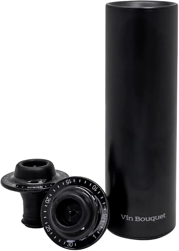 Visita la tienda de VB VIN BOUQUET Vin Bouquet FIC 002 - Conservador Eléctrico con Tapones de Vacio, Bomba de Vacio Automatica con Base Recargable — Vino y mesa festiva