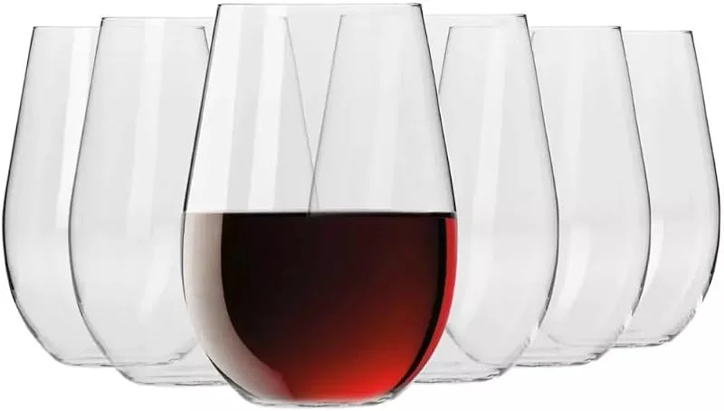 Visita la tienda de Krosno Krosno Copas de Vino Tinto, Juego de 6, 670 ml, Colección Harmony — Vino y mesa festiva