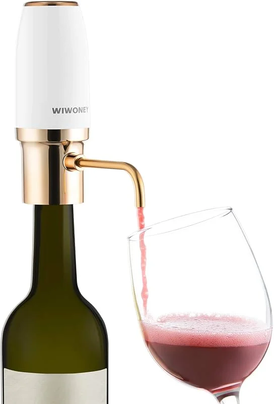 Visita la tienda de WIWONEY Decantador y aireador eléctrico de vino, aireación rápida — Vino y mesa festiva