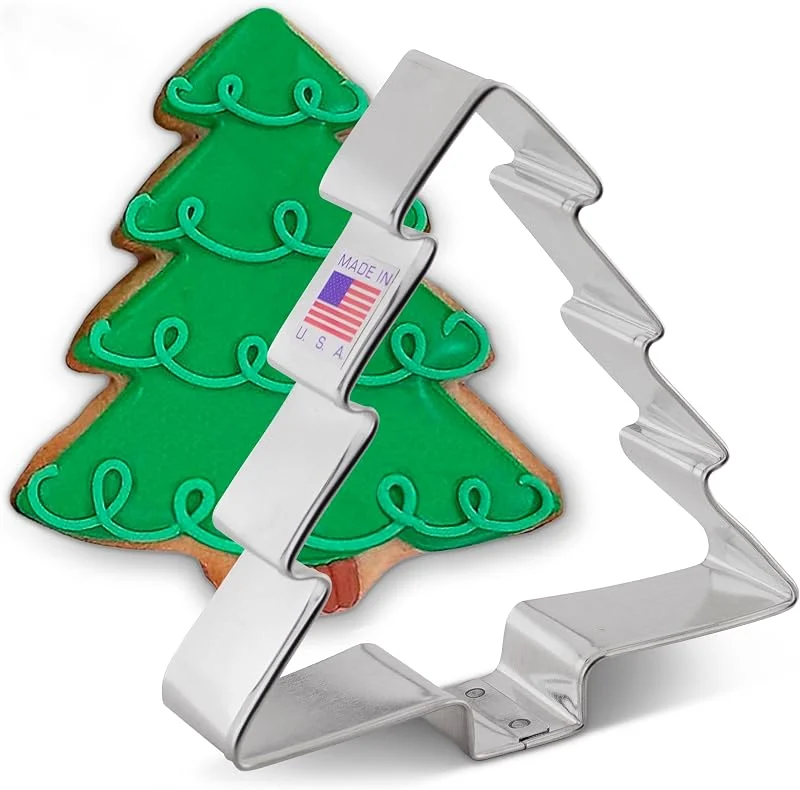 Visita la tienda de Ann Clark Cookie Cutters Ann Clark Cookie Cutters Cortador de galletas árbol de Navidad - 10, 2 cm - Acero fabricado en EE. UU. — Hogar y cocina