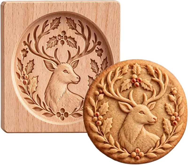Generisch Sello de galletas en relieve 3D para utensilios de cocina de animales del — Hogar y cocina