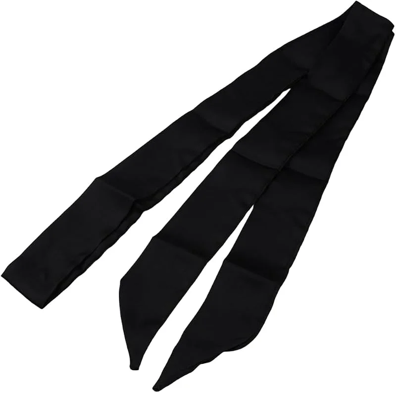 Visita la tienda de GORGECRAFT GORGECRAFT 2 Elegante Pañuelo de Cinta de Color Liso Largo de Satén Negro para Corbata Cinturón Pañuelo Fino Banda para la Cabeza Lazo para Bolso Asa Envoltura para Camisas Vaqueros Vestidos Mujer — Ropa Navidad