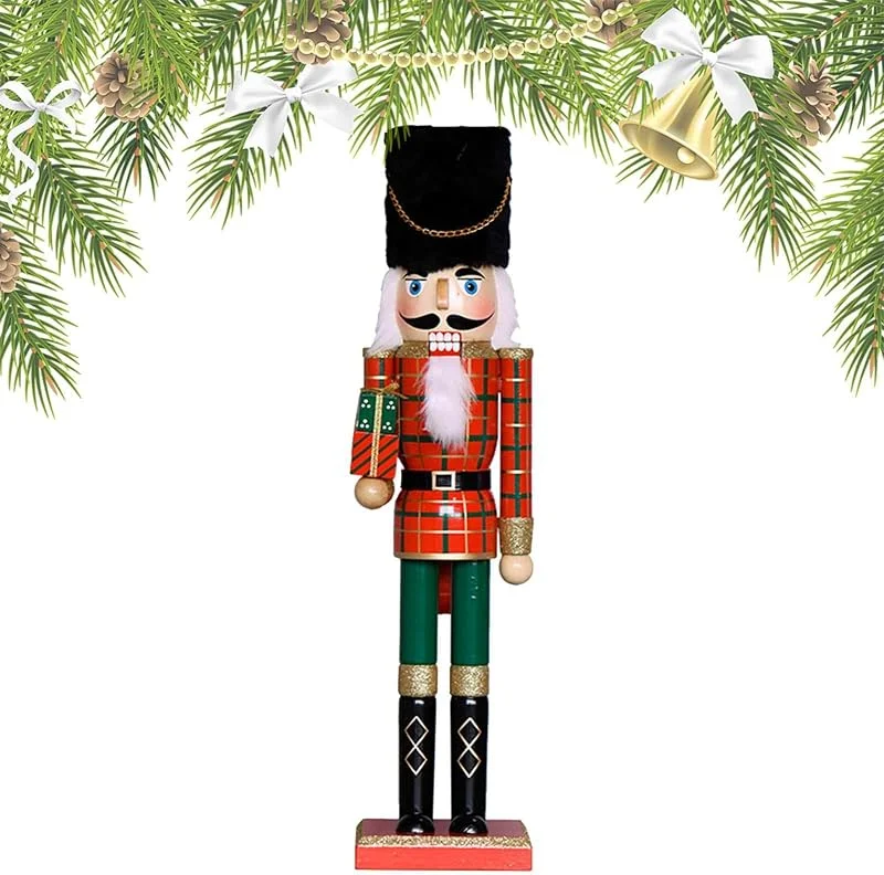 Generic Cascanueces de Navidad de 50 cm, decoración de madera — Decoracion Navidad