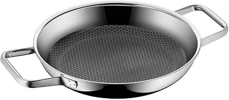 WMF Profi Resist - Sartén 24 cm con 2 Asas con Antiadherente Recubierta de Material Multicapa, Estructura Alveolar, Mango de Acero Inoxidable, Apta para Todo Tipo de Cocinas, Apta para Horno — Hogar y cocina