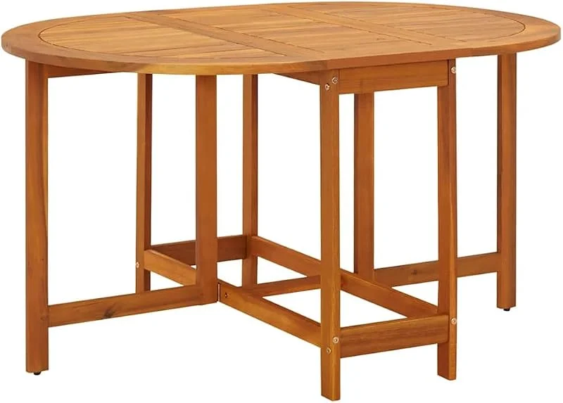 Visita la tienda de vidaXL vidaXL Mesa de jardín Madera Maciza de Acacia 130x90x72 cm — Decoracion Navidad