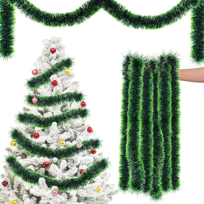 badaren Guirnalda de Abeto Artificial 10 m, Navidad Verde para Halloween, Bodas, Decoración de Fiestas — Decoracion Navidad