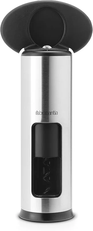 Brabantia Classic - Sacacorchos de acero, color gris mate — Vino y mesa festiva