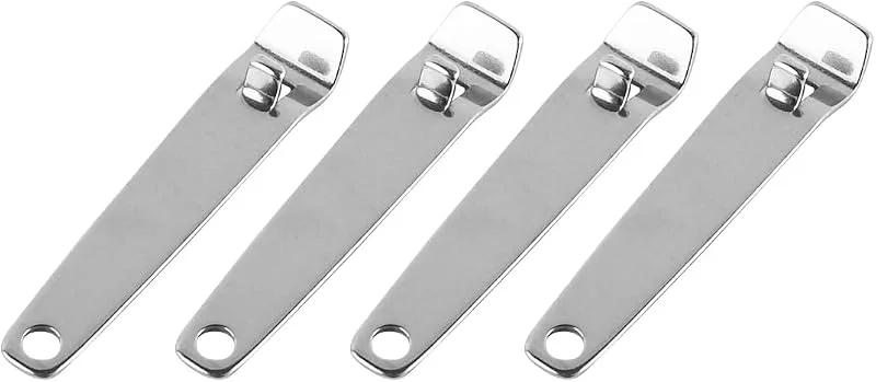 VOANZO Paquete de 4 Mini abridores de Botellas, frascos, destapadores para latas de Cerveza, pequeños, livianos y duraderos, Herramienta para Abrir Botellas con Llavero — Vino y mesa festiva