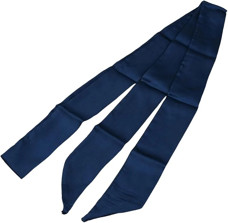 Visita la tienda de GORGECRAFT GORGECRAFT Pañuelo Largo de Color Liso Elegante Y Fino de Satén de Poliéster Azul Prusiano para el Cuello para Bolso Asa Cinturilla Accesorios para el Cabello 2 Unidad. — Ropa Navidad