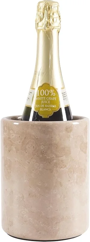 Visita la tienda de Radicaln Radicaln Cubo enfriador de vino de mármol para botellas de vino y champán — Vino y mesa festiva