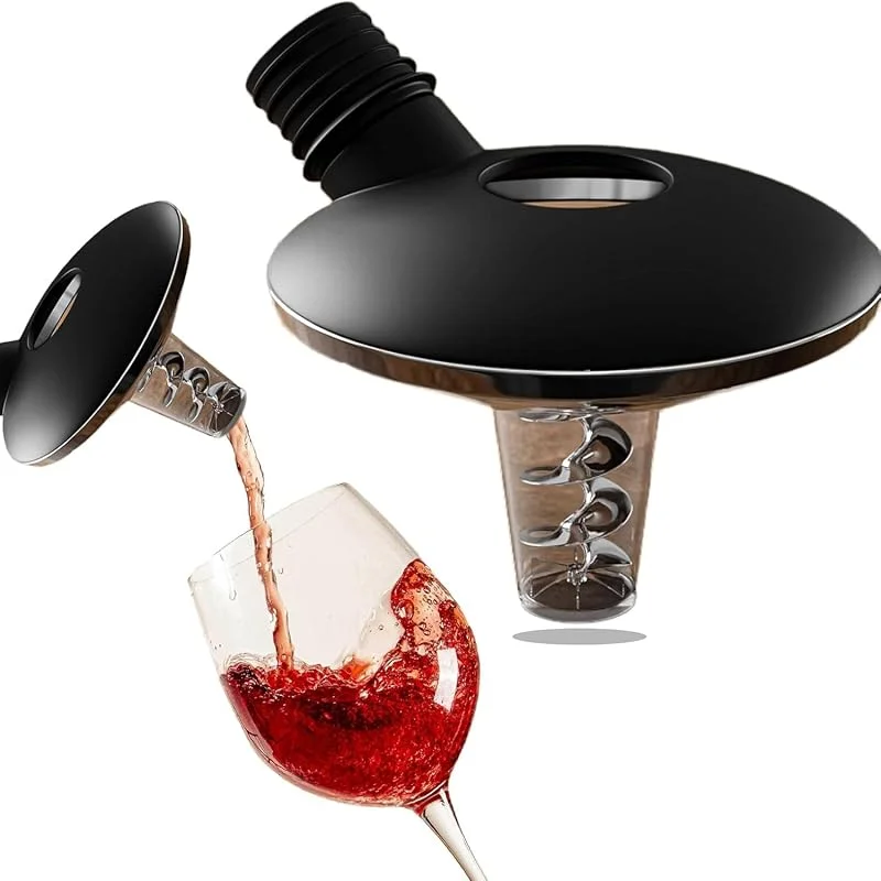 Visita la tienda de OxyTwister Aireador de Vino, Antigoteo, Ideal para Amantes del Vino, Fácil Uso, Calidad Danesa: Ensamblado a Mano, Aireación Óptima, Mejora el Sabor del Vino, Experiencia Vinícola Superior — Vino y mesa festiva