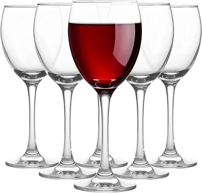 Visita la tienda de Glasmark KROSNO 1992 Glasmark KROSNO 1992 Juego De 6 Copas De Vino De 0, 3 L Vino Tinto Y Blanco Aptas Para Lavavajillas Transparente 6 x 300 ml — Vino y mesa festiva