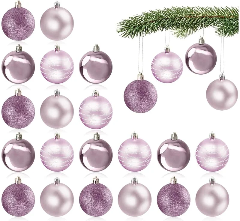 Visita la tienda de com-four COM-FOUR® 24x Bolas de árbol de Navidad, Bolas de plástico para árboles — Decoracion Navidad