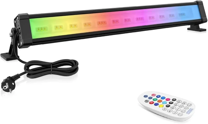 Visita la tienda de MEIHUA MEIHUA Foco RGB Exterior 42W Barra de Luz LED RGB con Mando a Distancia — Luces Navidad
