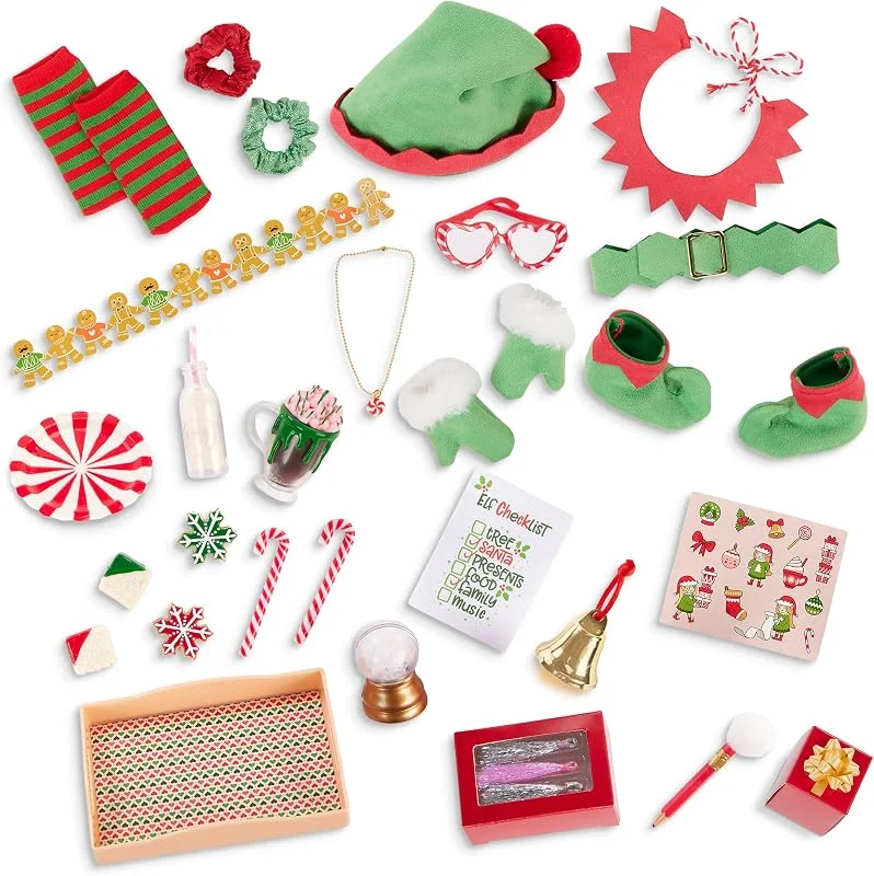 Visita la tienda de Our Generation Our Generation - Calendario de Adviento Sorpresa de Duende — Ropa Navidad